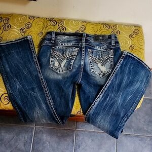 Miss Me Boot Cut Mid-Rise Jeans 32x34